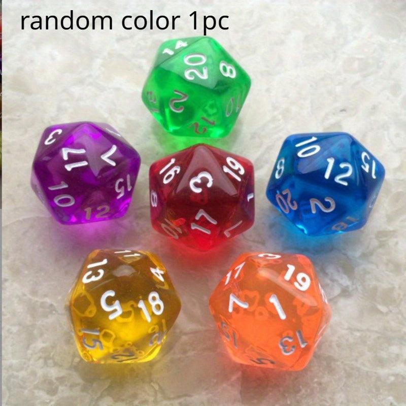 1 Pc 20 sided Dice Number Dices For Number Games
