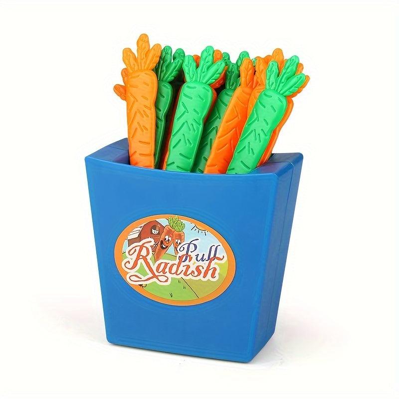 PULL RADISH Party Toy Desktop Game Interactive Pumping Tideline Game