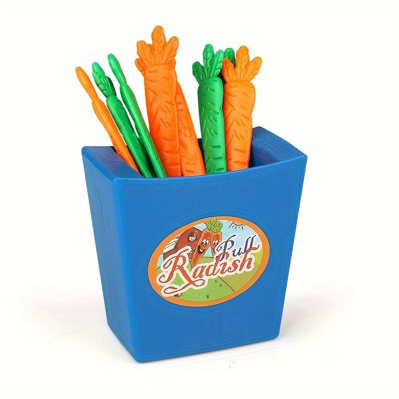 PULL RADISH Party Toy Desktop Game Interactive Pumping Tideline Game