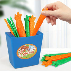 PULL RADISH Party Toy Desktop Game Interactive Pumping Tideline Game
