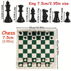 Plastic Chess Set Gift for Adults