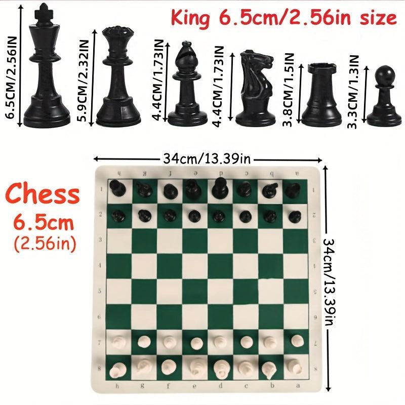 Plastic Chess Set Gift for Adults