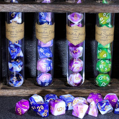 7 Pcs Potion Themed Dice Set for Tabletop Games Gift