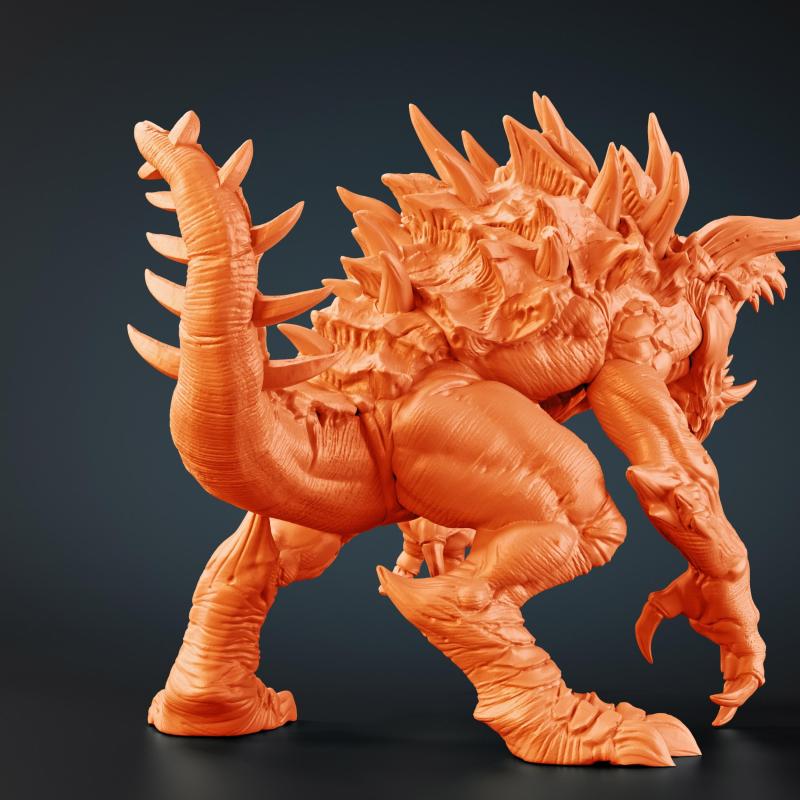 Tarrasque 3D Printed Tabletop Miniature - RPG Board Game Gift