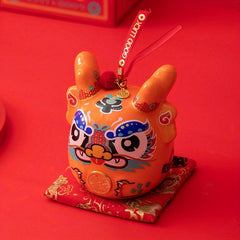 Chinese Dragon Zodiac Dragon Ceramic Piggy Bank Christmas Year Decoration