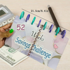 52 Weeks Money Saving Challenge Binder Savings Binder