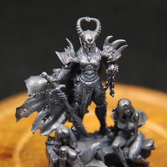 Brass Anime Skeleton Samurai Chain Figurines Ornaments Model Decorations