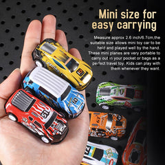 24pc Mini Pull Back Alloy Cars, Assorted Styles