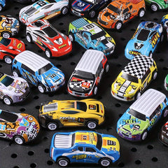 24pc Mini Pull Back Alloy Cars, Assorted Styles