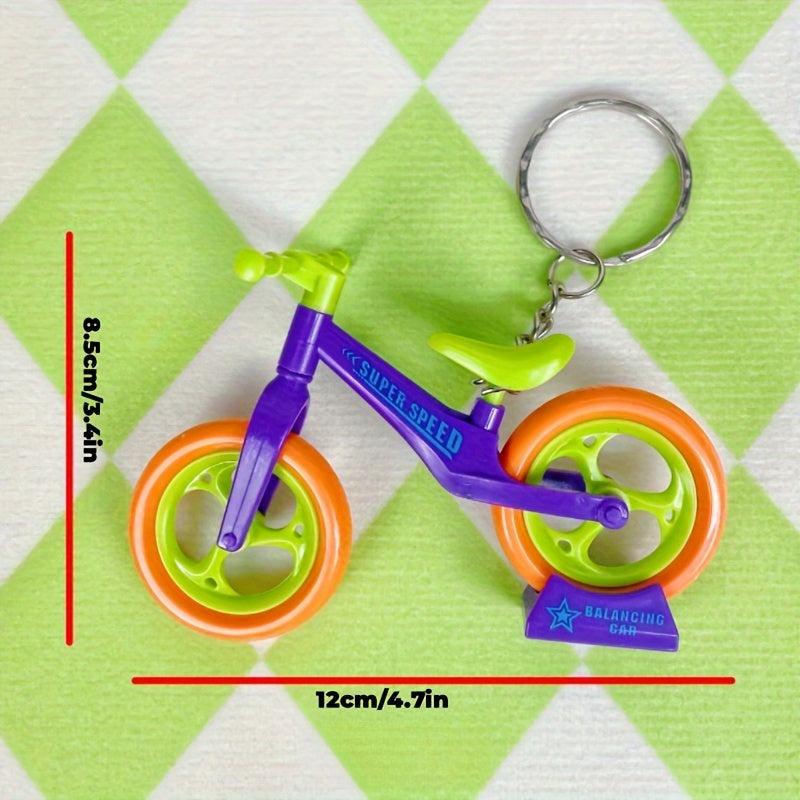 Mini Turnip Bicycle Toy Keychain Decoration 3D Model Table Decoration