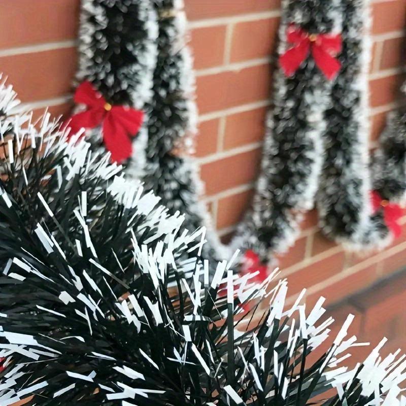 Christmas Rattan Green Snowflakes 8 Diameter Decoration