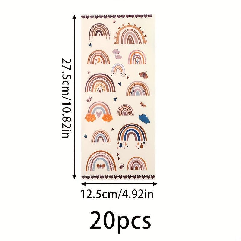 20pcs Boho Rainbow Goody Bags for Parties & Decor