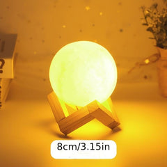 Creative Hand Painted Moon Lamp DIY Material Package
