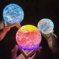 Creative Hand Painted Moon Lamp DIY Material Package