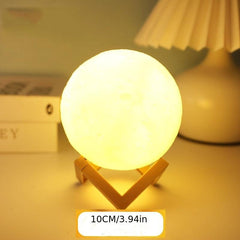 Creative Hand Painted Moon Lamp DIY Material Package