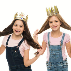 5pcs Kids Party Birthday Crown Hats Role Playing Accessories