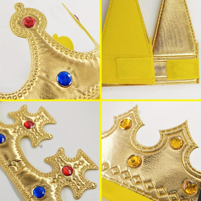 5pcs Kids Party Birthday Crown Hats Role Playing Accessories