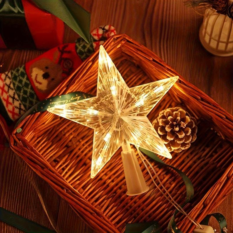 Christmas Tree Star Light - LED Luminous Star Light for Decoration
