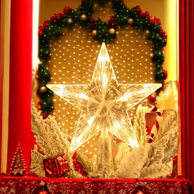 Christmas Tree Star Light - LED Luminous Star Light for Decoration