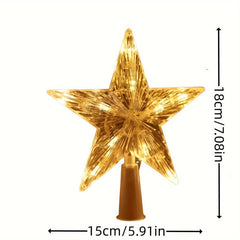 Christmas Tree Star Light - LED Luminous Star Light for Decoration