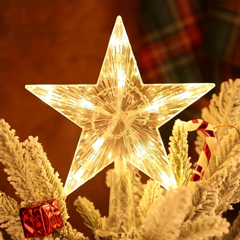 Christmas Tree Star Light - LED Luminous Star Light for Decoration