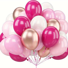20pcs Pink Rose Golden Balloon Set for Birthdays Weddings