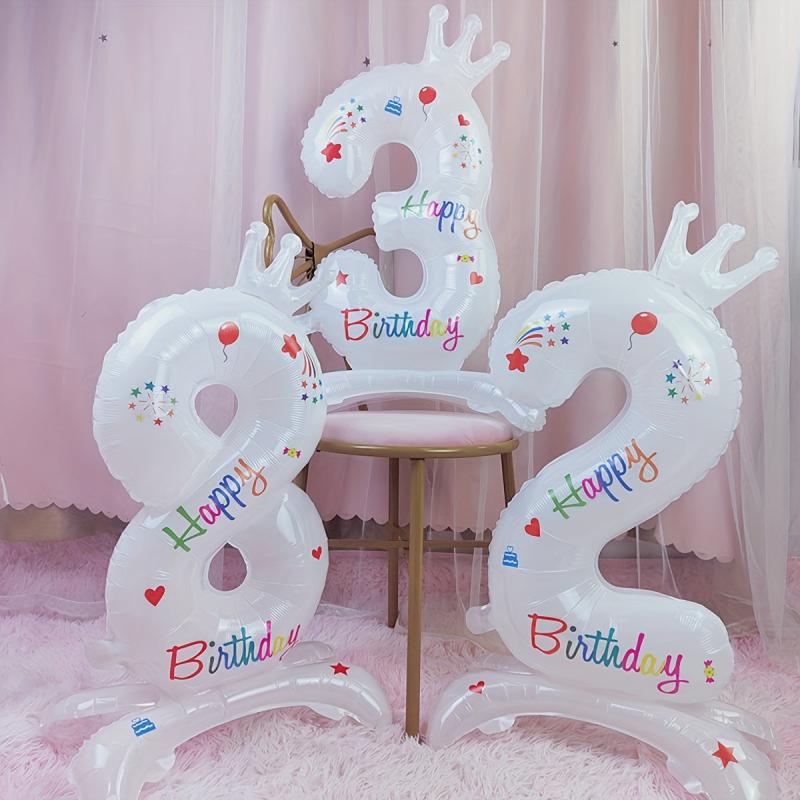 Birthday Decoration Balloons Crown Balloons