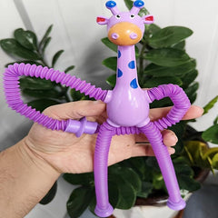 Giraffe Telescopic Tube Decompressing Toy Puzzle Birthday Gift