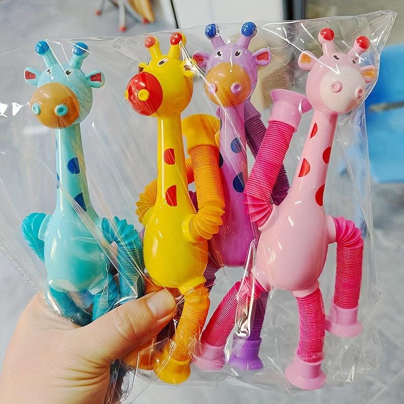 Giraffe Telescopic Tube Decompressing Toy Puzzle Birthday Gift