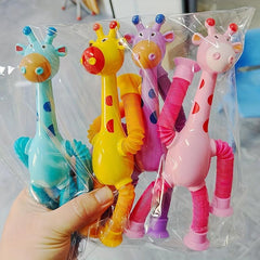 Giraffe Telescopic Tube Decompressing Toy Puzzle Birthday Gift