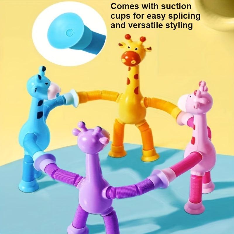 Giraffe Telescopic Tube Decompressing Toy Puzzle Birthday Gift