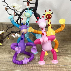 Giraffe Telescopic Tube Decompressing Toy Puzzle Birthday Gift