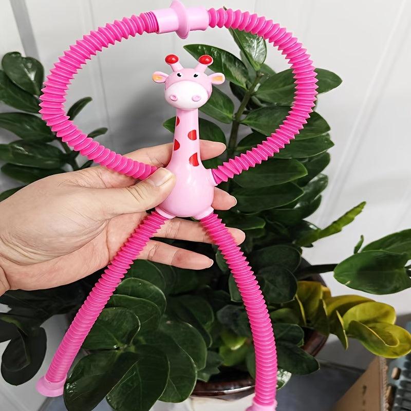 Giraffe Telescopic Tube Decompressing Toy Puzzle Birthday Gift
