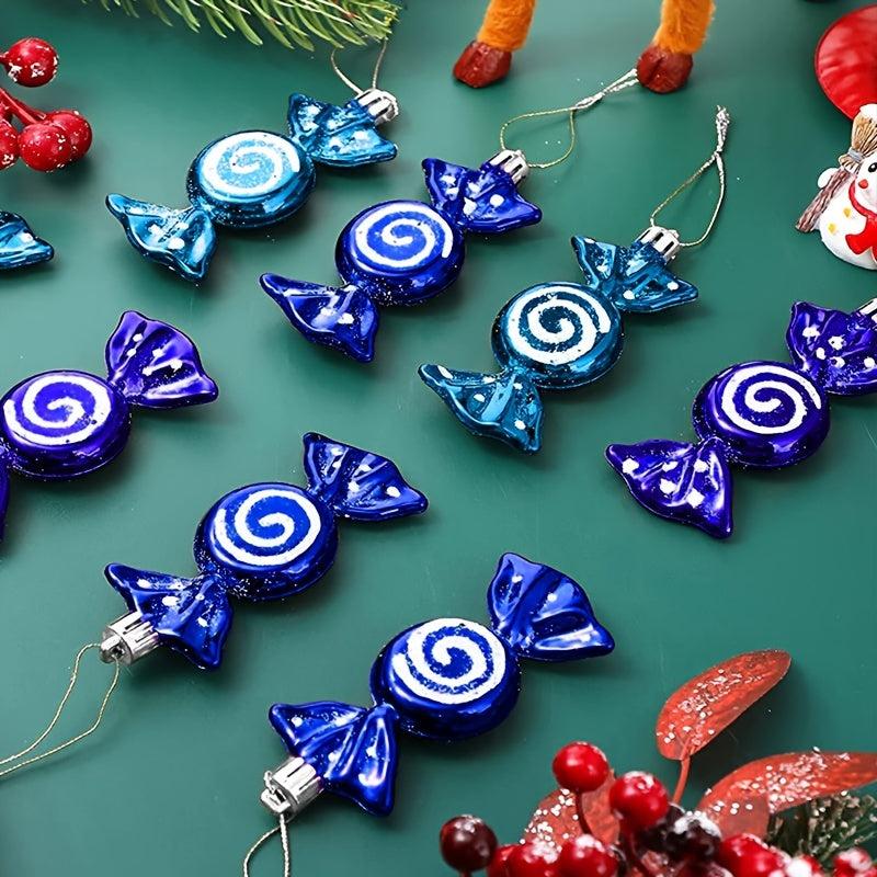 6pcs Candy Christmas Party Decorations