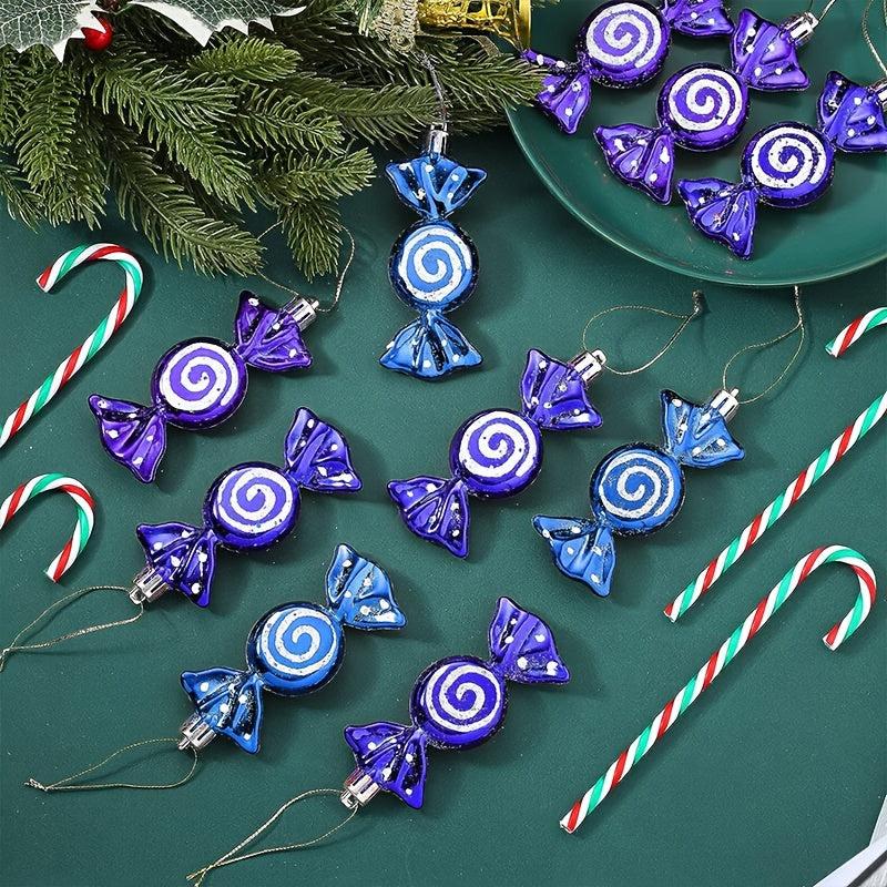 6pcs Candy Christmas Party Decorations