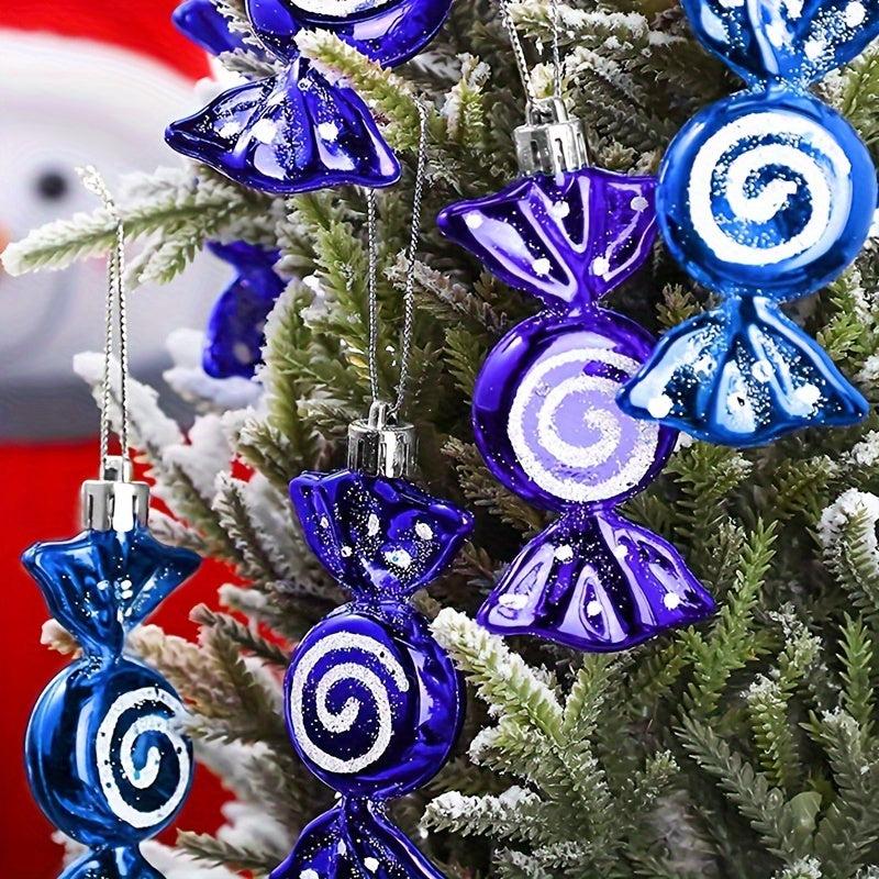 6pcs Candy Christmas Party Decorations