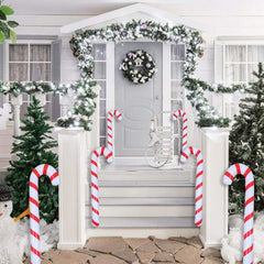 Inflatable Xmas Candy Cane Stick Balloons Outdoor Decor