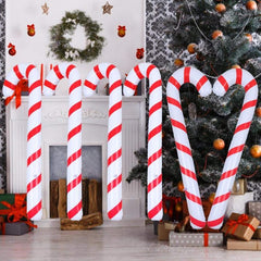 Inflatable Xmas Candy Cane Stick Balloons Outdoor Decor