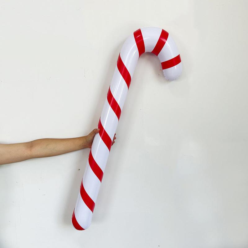 Inflatable Xmas Candy Cane Stick Balloons Outdoor Decor