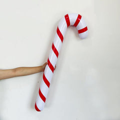 Inflatable Xmas Candy Cane Stick Balloons Outdoor Decor