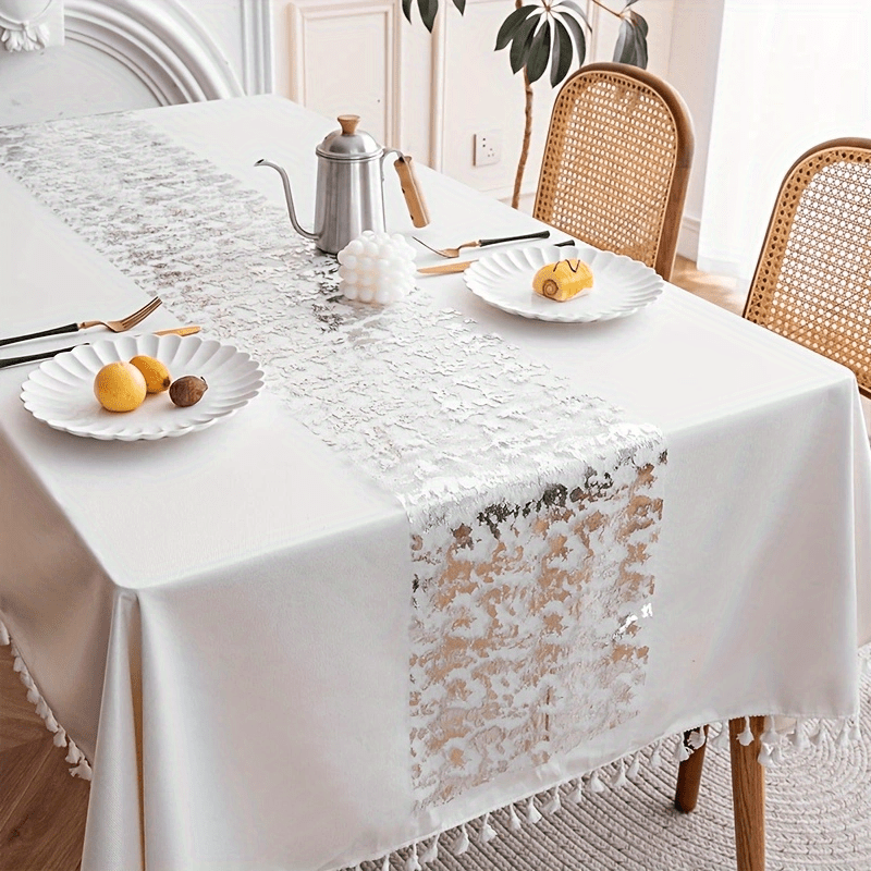 Sparkly Table Runner & Tulle Towel Set for Party