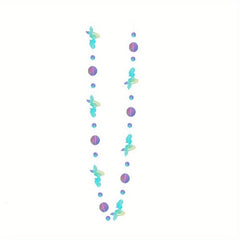 Mermaid Garland w/ Jellyfish, Seashell, Starfish, Pearl, Holographic Streamer