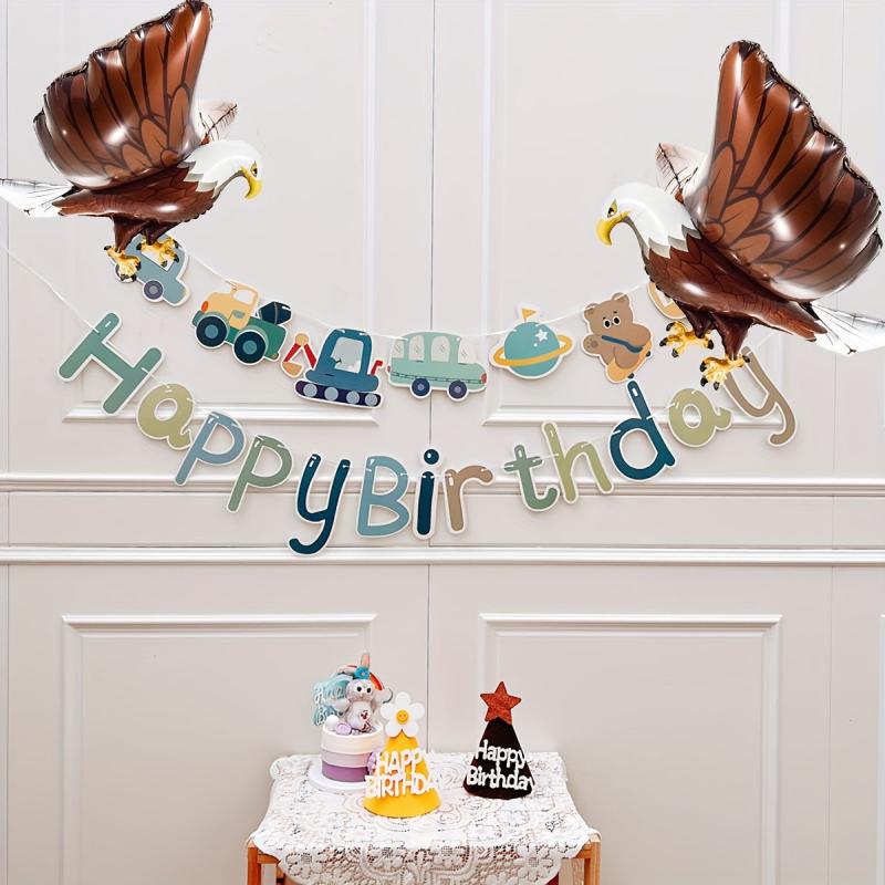 Large 3D Eagle Bird Foil Helium Balloons Animal Party Decoration