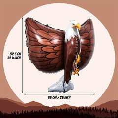 Large 3D Eagle Bird Foil Helium Balloons Animal Party Decoration
