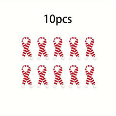 Mini Christmas Knit Hat and Scarf Set - Santa Knit Hat Scarf