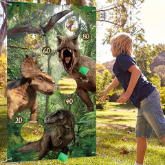 Dinosaur Theme Bean Bag Game Set for Party Fun