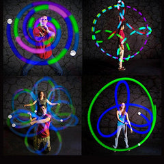 LED Glow Ball Belly Dance Hand Throw Ball Neon Light Christmas Party