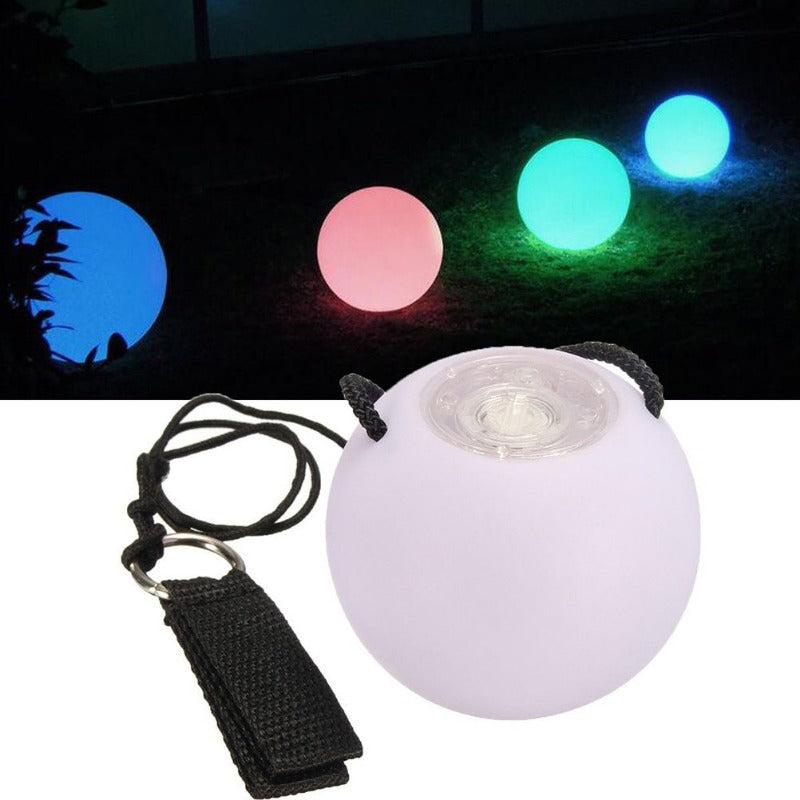 LED Glow Ball Belly Dance Hand Throw Ball Neon Light Christmas Party