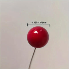 10-20pcs Small Berry Foam Fruit Cherry Christmas Decor
