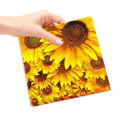20pcs Yellow Sunflower Autumn Thanksgiving Colorful Napkins